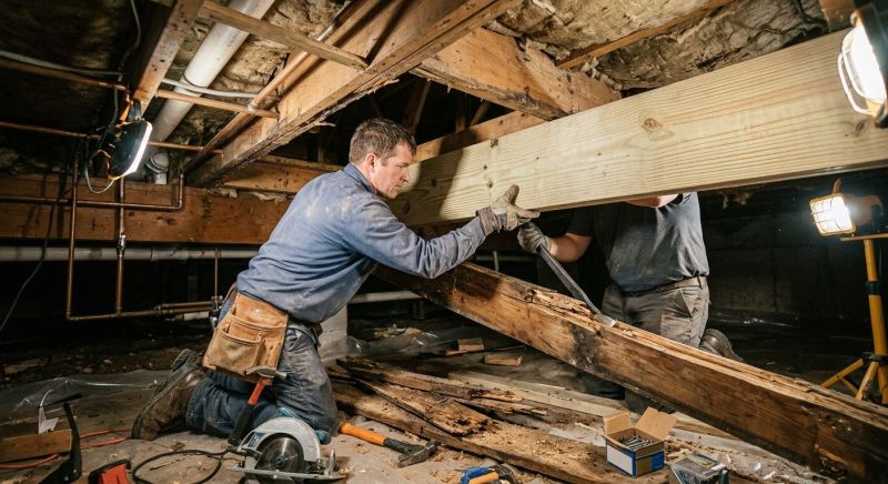 Roof Joist Repair in Kansas City, KS