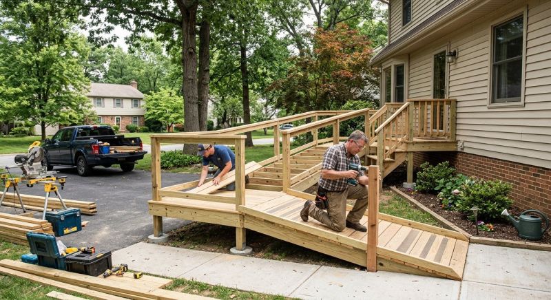 Wheelchair Ramp Construction in Wilmington, NC